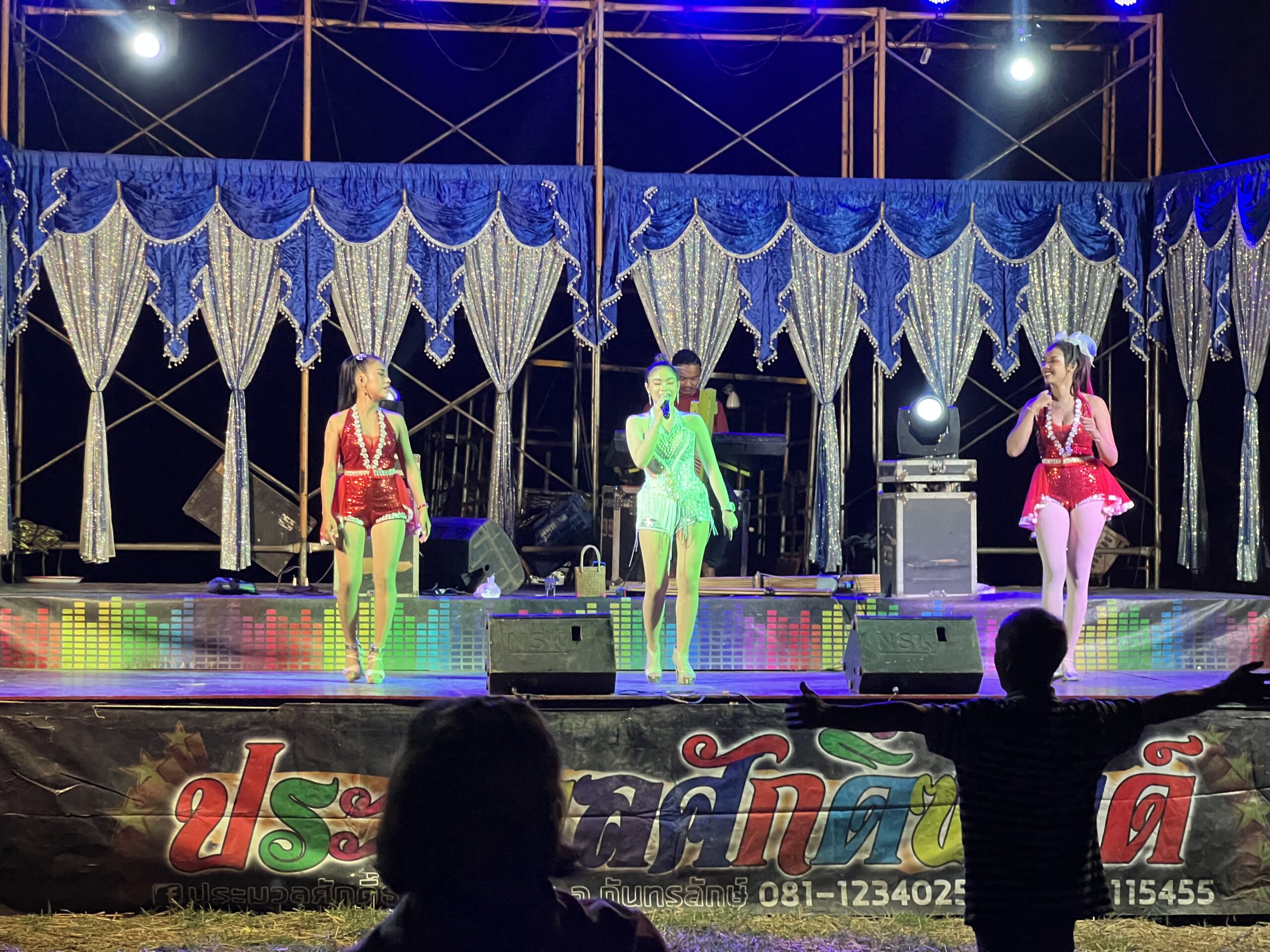 Mor Lam performers at an Isan festival in Ubon Ratchathani
